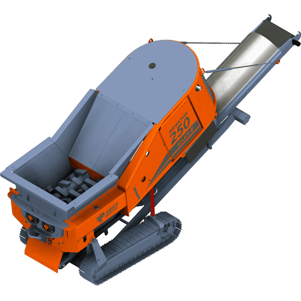 IMPAKTOR 250 EVO II - Construction Waste Processing - Technical View