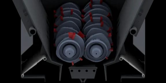 IMPAKTOR 1250 E - Construction Waste Processing - Shaft Configuration 1
