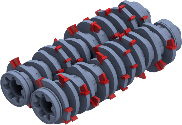 IMPAKTOR 1250 D - Construction Waste Processing - Shaft Configuration 3